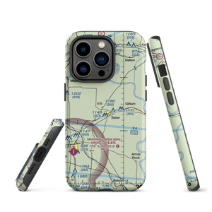 Slater Memorial Airport (9K5) VFR Sectional  Tough iPhone Case