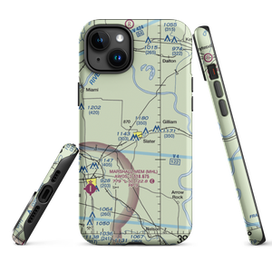 Slater Memorial Airport (9K5) VFR Sectional  Tough iPhone Case
