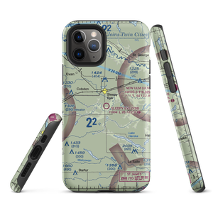 Sleepy Eye Municipal Airport (Y58) VFR Sectional  Tough iPhone Case