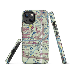 Sleepy Hollow Airport (18GA) VFR Sectional  Tough iPhone Case