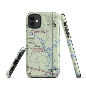 Sleetmute Airport (SLQ) VFR Sectional  Tough iPhone Case