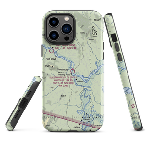 Sleetmute Airport (SLQ) VFR Sectional  Tough iPhone Case