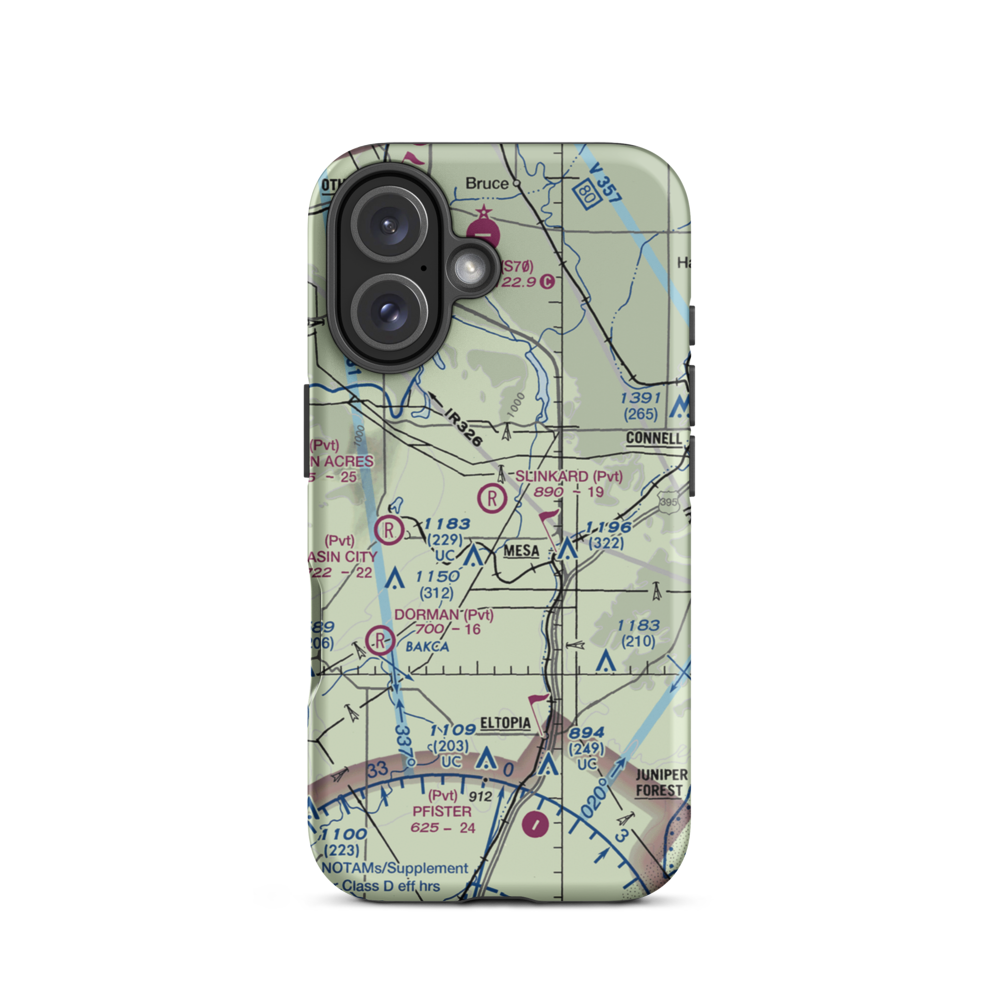 Slinkard Airfield (WN31) VFR Sectional  Tough iPhone Case iPhone 16 model shown