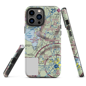 Slip Knot Landing Airport (24ME) VFR Sectional  Tough iPhone Case