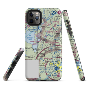 Slip Knot Landing Airport (24ME) VFR Sectional  Tough iPhone Case