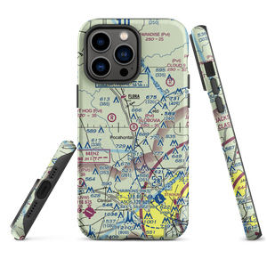 Slobovia Outernational Airport (MS71) VFR Sectional  Tough iPhone Case