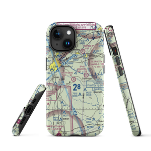 Smith Air Strip (25NC) VFR Sectional  Tough iPhone Case