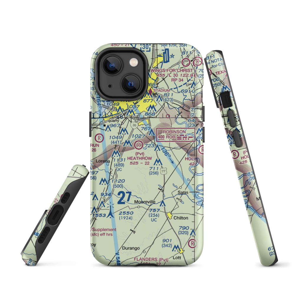 Smith Airport (XA51) VFR Sectional  Tough iPhone Case iPhone 14 model shown