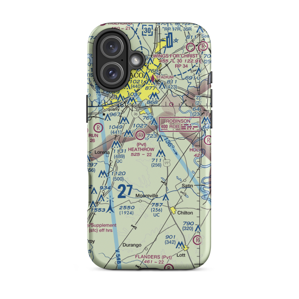 Smith Airport (XA51) VFR Sectional  Tough iPhone Case iPhone 16 Plus model shown