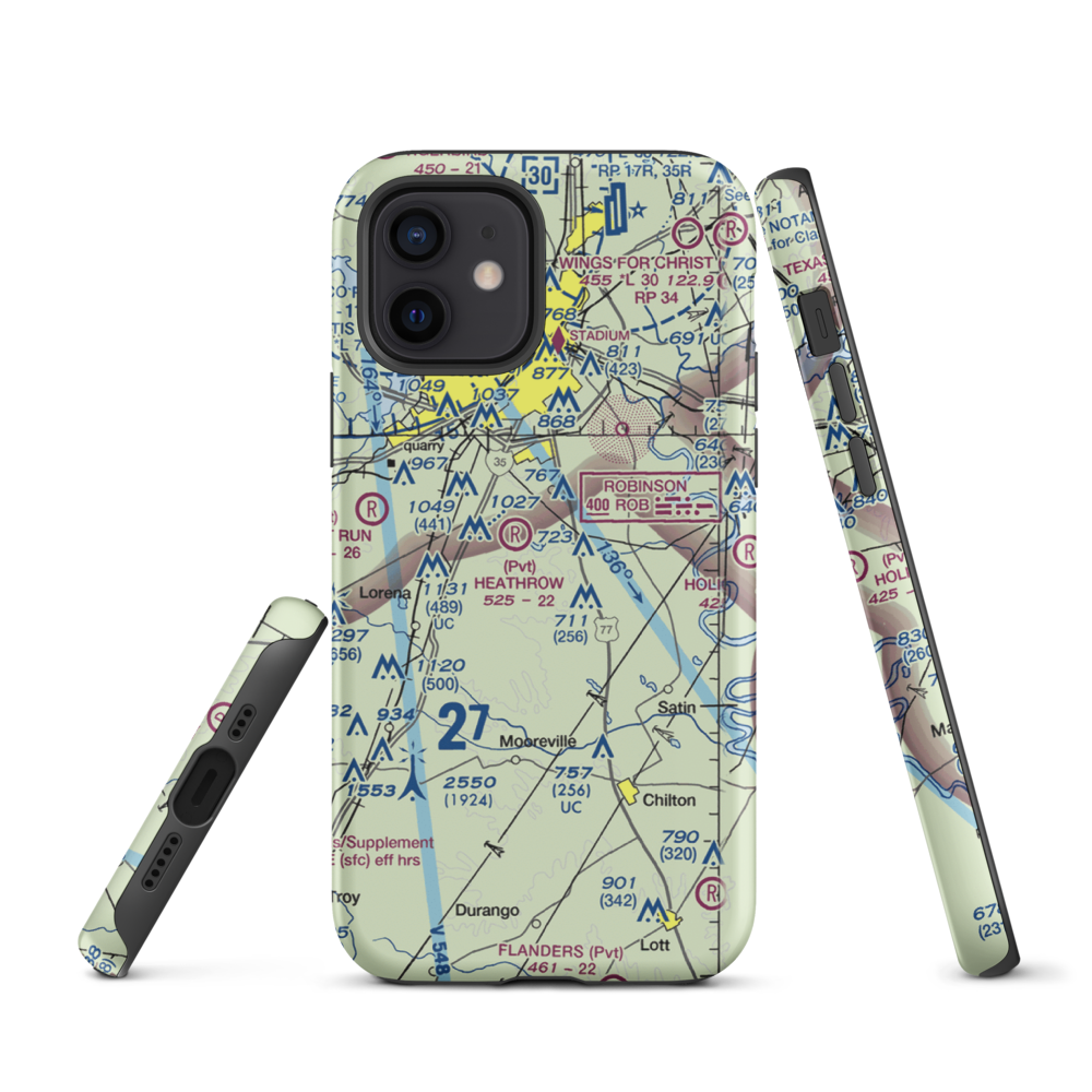 Smith Airport (XA51) VFR Sectional  Tough iPhone Case iPhone 12 model shown