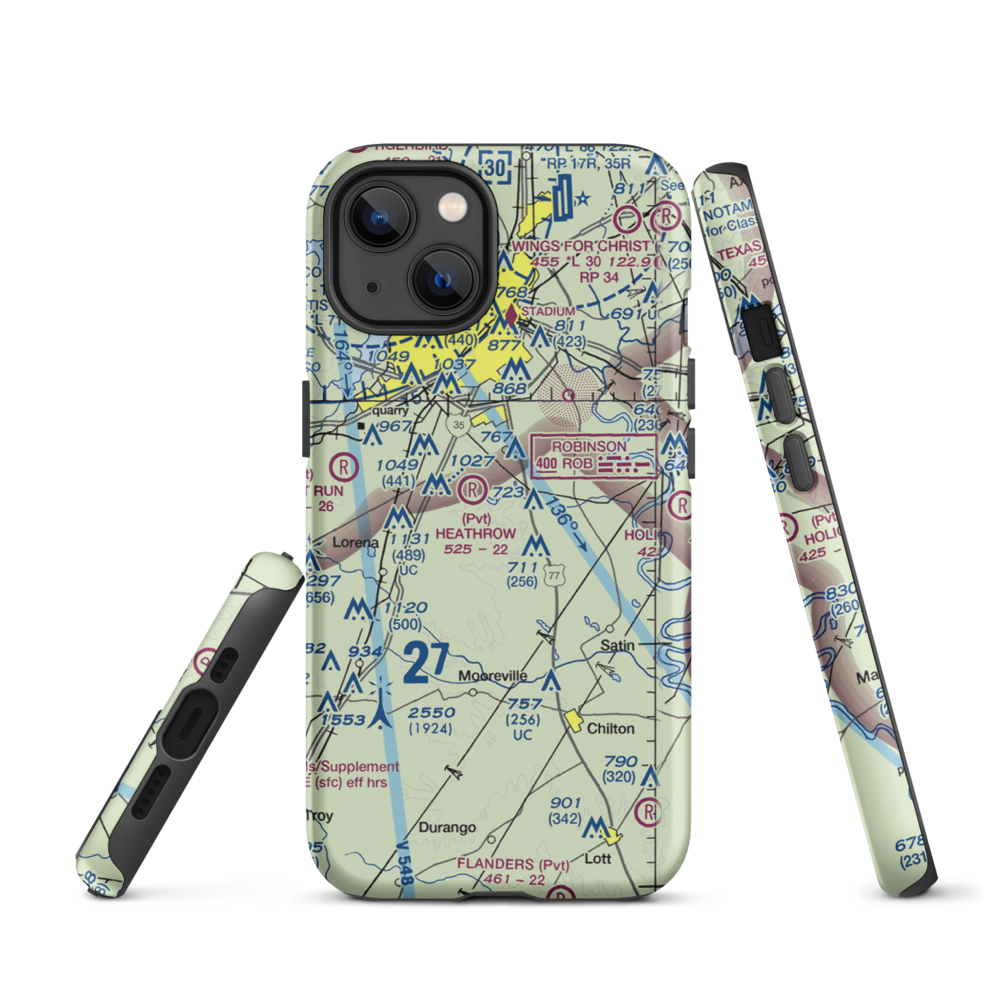 Smith Airport (XA51) VFR Sectional  Tough iPhone Case iPhone 13 model shown
