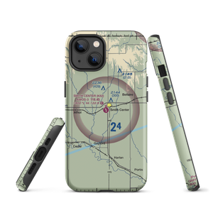 Smith Center Municipal Airport (K82) VFR Sectional  Tough iPhone Case