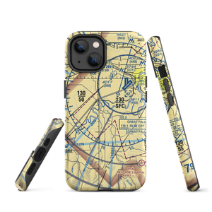 Smith Farms Airport (MT76) VFR Sectional  Tough iPhone Case