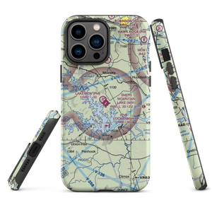 Smith Mountain Lake Airport (W91) VFR Sectional  Tough iPhone Case