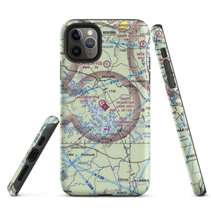 Smith Mountain Lake Airport (W91) VFR Sectional  Tough iPhone Case