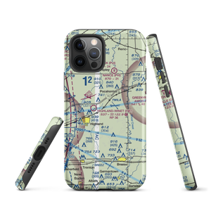 Smith Restricted Landing Area (61LL) VFR Sectional  Tough iPhone Case