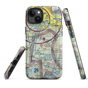 Smiths Land Base Airport (53NY) VFR Sectional  Tough iPhone Case