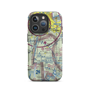 Smiths Land Base Airport (53NY) VFR Sectional  Tough iPhone Case