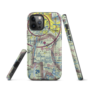 Smiths Land Base Airport (53NY) VFR Sectional  Tough iPhone Case