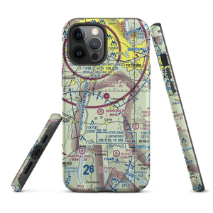 Smiths Land Base Airport (53NY) VFR Sectional  Tough iPhone Case
