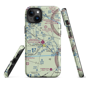 Smithville Crawford Municipal Airport (84R) VFR Sectional  Tough iPhone Case