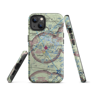 Smithville Municipal Airport (0A3) VFR Sectional  Tough iPhone Case