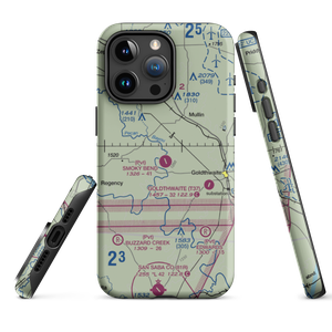 Smoky Bend Ranch Airport (TA24) VFR Sectional  Tough iPhone Case