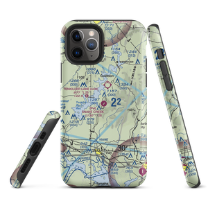 Snake Creek Wilderness Airport (OK06) VFR Sectional  Tough iPhone Case