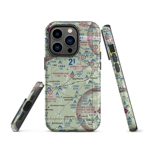 Snoddy Air Strip (34OI) VFR Sectional  Tough iPhone Case