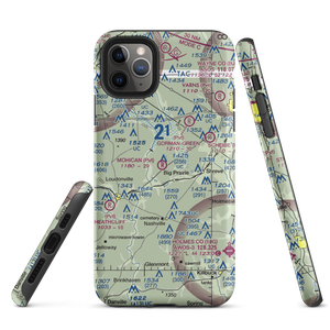 Snoddy Air Strip (34OI) VFR Sectional  Tough iPhone Case