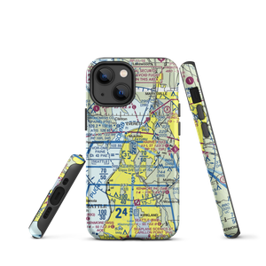 Snohomish County (Paine Field) Airport (PAE) VFR Sectional  Tough iPhone Case