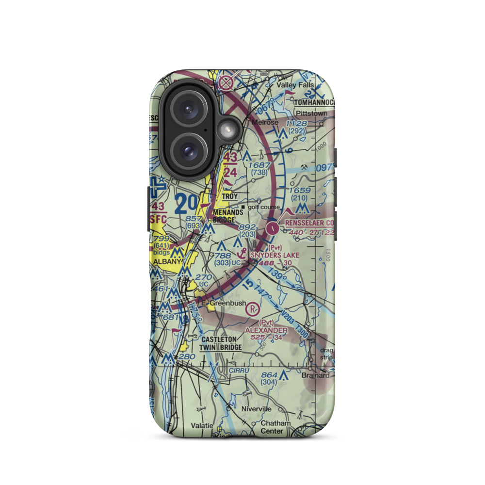 Snyder's Lake Seaplane Base (NK13) VFR Sectional  Tough iPhone Case iPhone 16 model shown