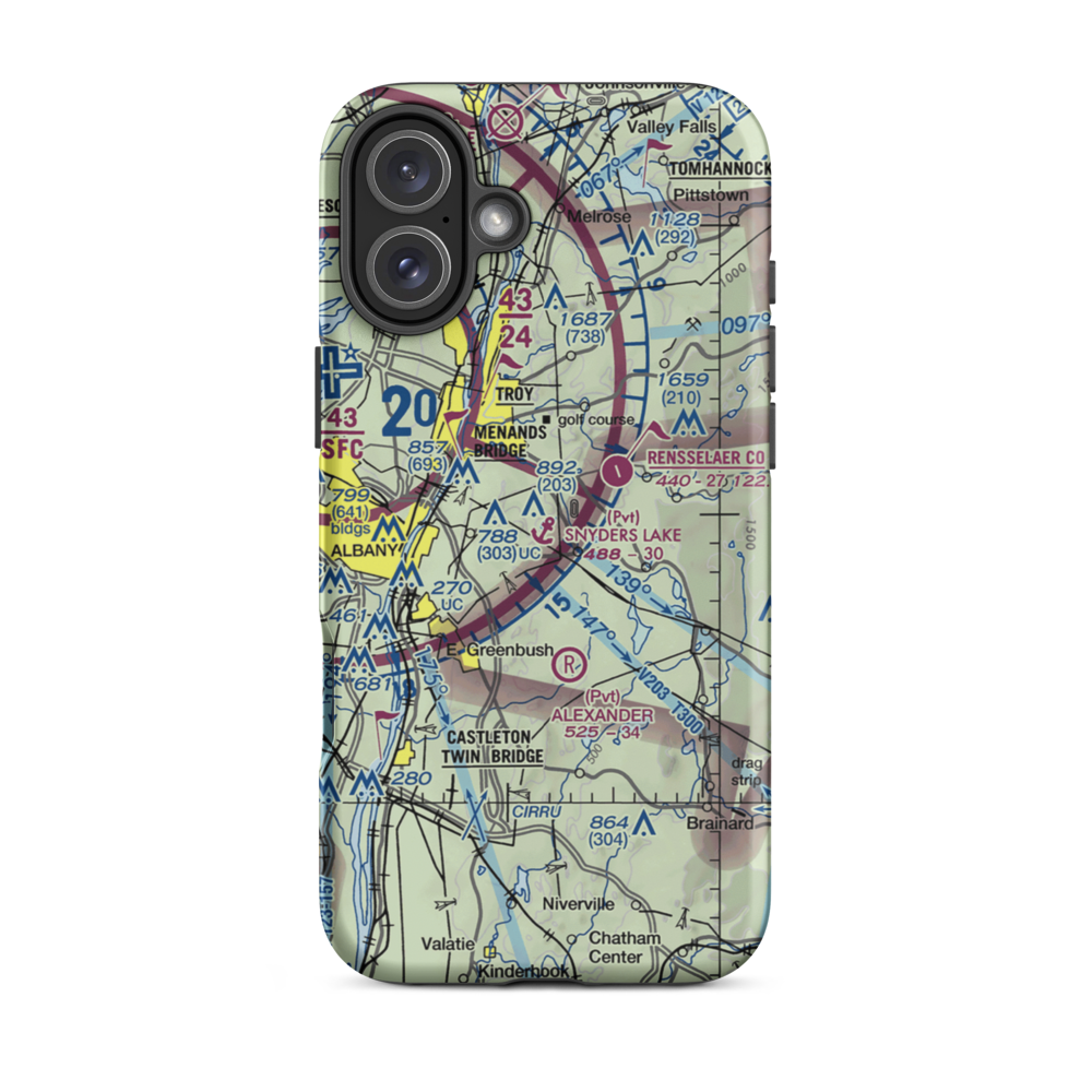 Snyder's Lake Seaplane Base (NK13) VFR Sectional  Tough iPhone Case iPhone 16 Plus model shown