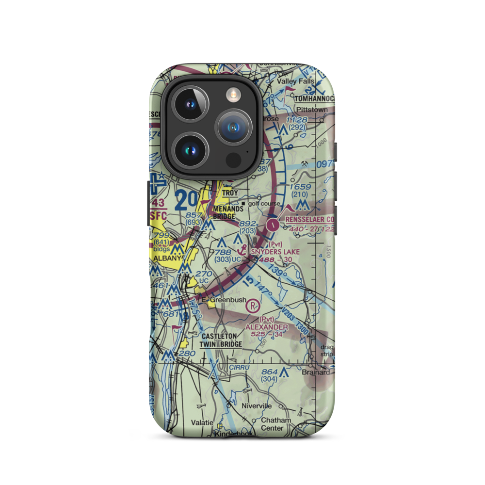 Snyder's Lake Seaplane Base (NK13) VFR Sectional  Tough iPhone Case iPhone 16 Pro model shown
