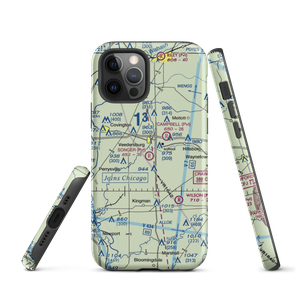 Songer Airport (IN55) VFR Sectional  Tough iPhone Case