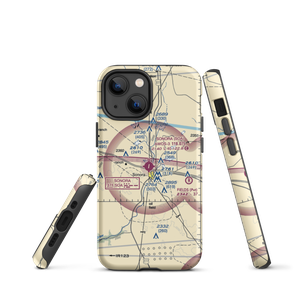 Sonora Municipal Airport (SOA) VFR Sectional  Tough iPhone Case