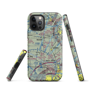 Sooter Airport (12KS) VFR Sectional  Tough iPhone Case