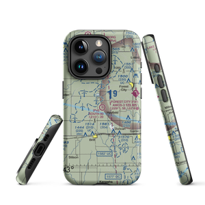 South 80 Field (2IA9) VFR Sectional  Tough iPhone Case