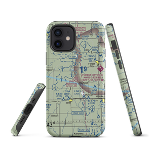 South 80 Field (2IA9) VFR Sectional  Tough iPhone Case