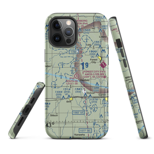 South 80 Field (2IA9) VFR Sectional  Tough iPhone Case