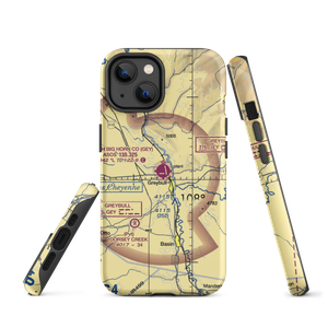 South Big Horn County Airport (GEY) VFR Sectional  Tough iPhone Case