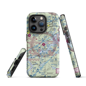 South Grand Lake Regional Airport (1K8) VFR Sectional  Tough iPhone Case