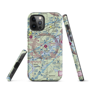 South Grand Lake Regional Airport (1K8) VFR Sectional  Tough iPhone Case