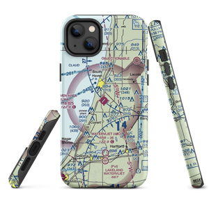 South Haven Area Regional Airport (LWA) VFR Sectional  Tough iPhone Case