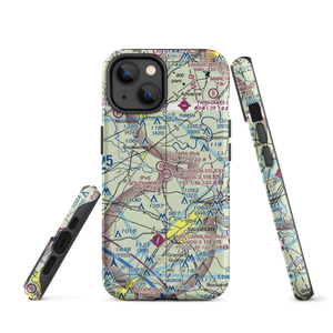 South River Airport (NC93) VFR Sectional  Tough iPhone Case