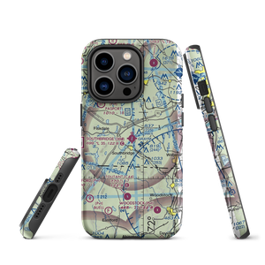 Southbridge Municipal Airport (3B0) VFR Sectional  Tough iPhone Case