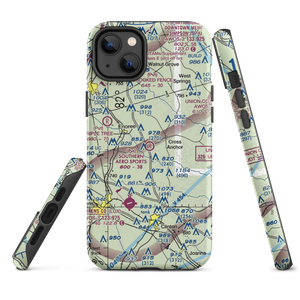 Southern Aero Sports Airport (16SC) VFR Sectional  Tough iPhone Case