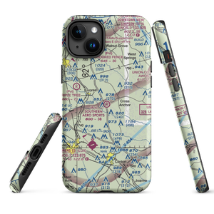 Southern Aero Sports Airport (16SC) VFR Sectional  Tough iPhone Case