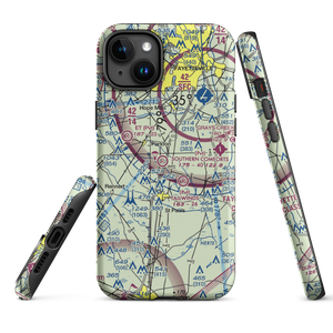 Southern Comforts Aerodrome (61NC) VFR Sectional  Tough iPhone Case