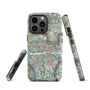 Southern Skies Airstrip (NR04) VFR Sectional  Tough iPhone Case